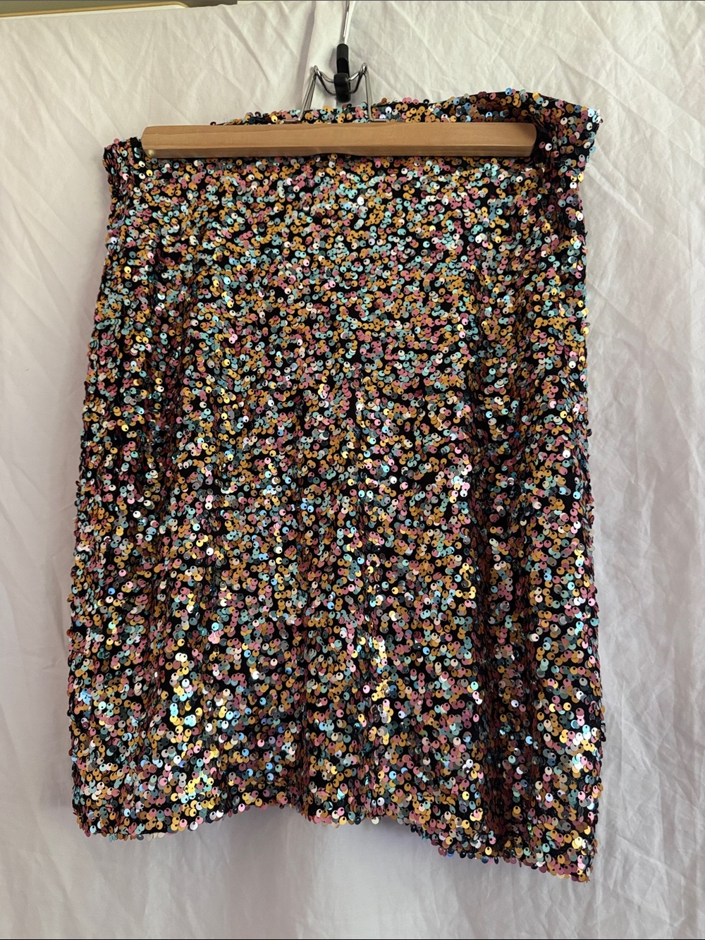 Reitmans Multicolor Sequin Mini Skirt
